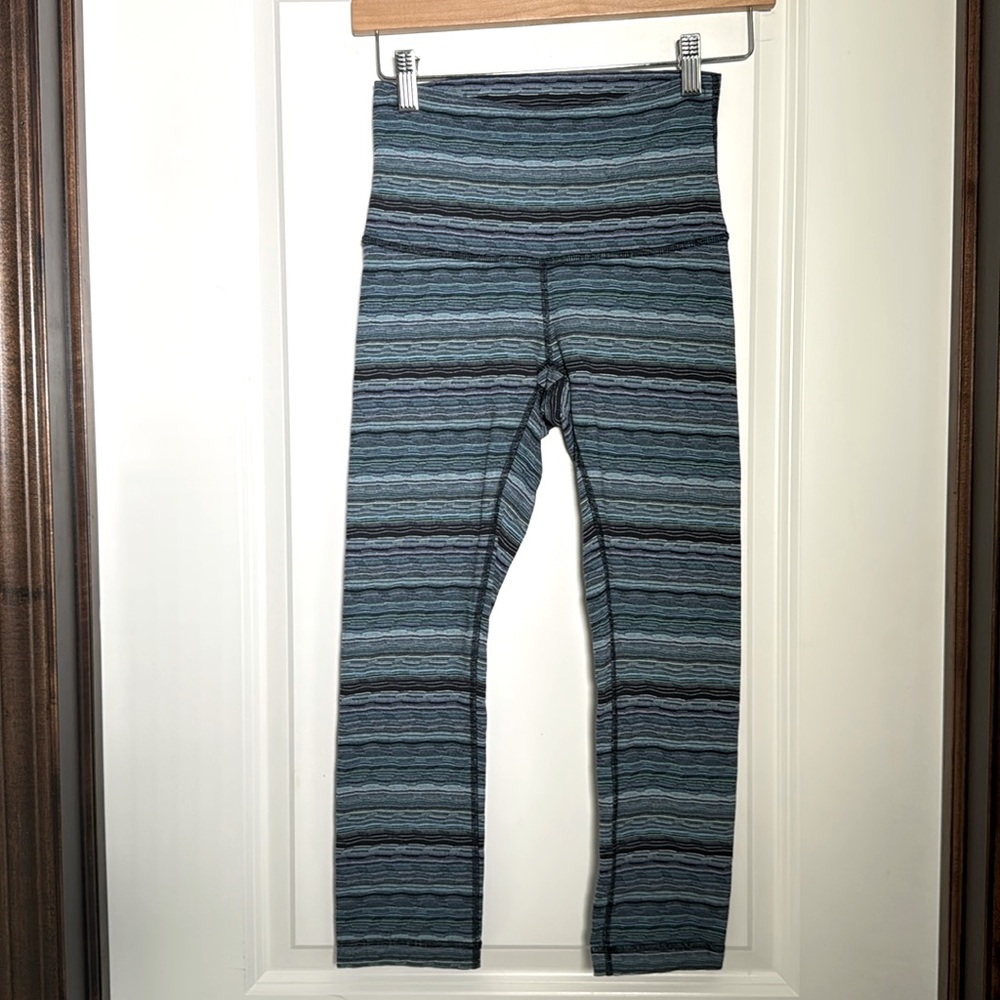 Lululemon striped legging high-rise